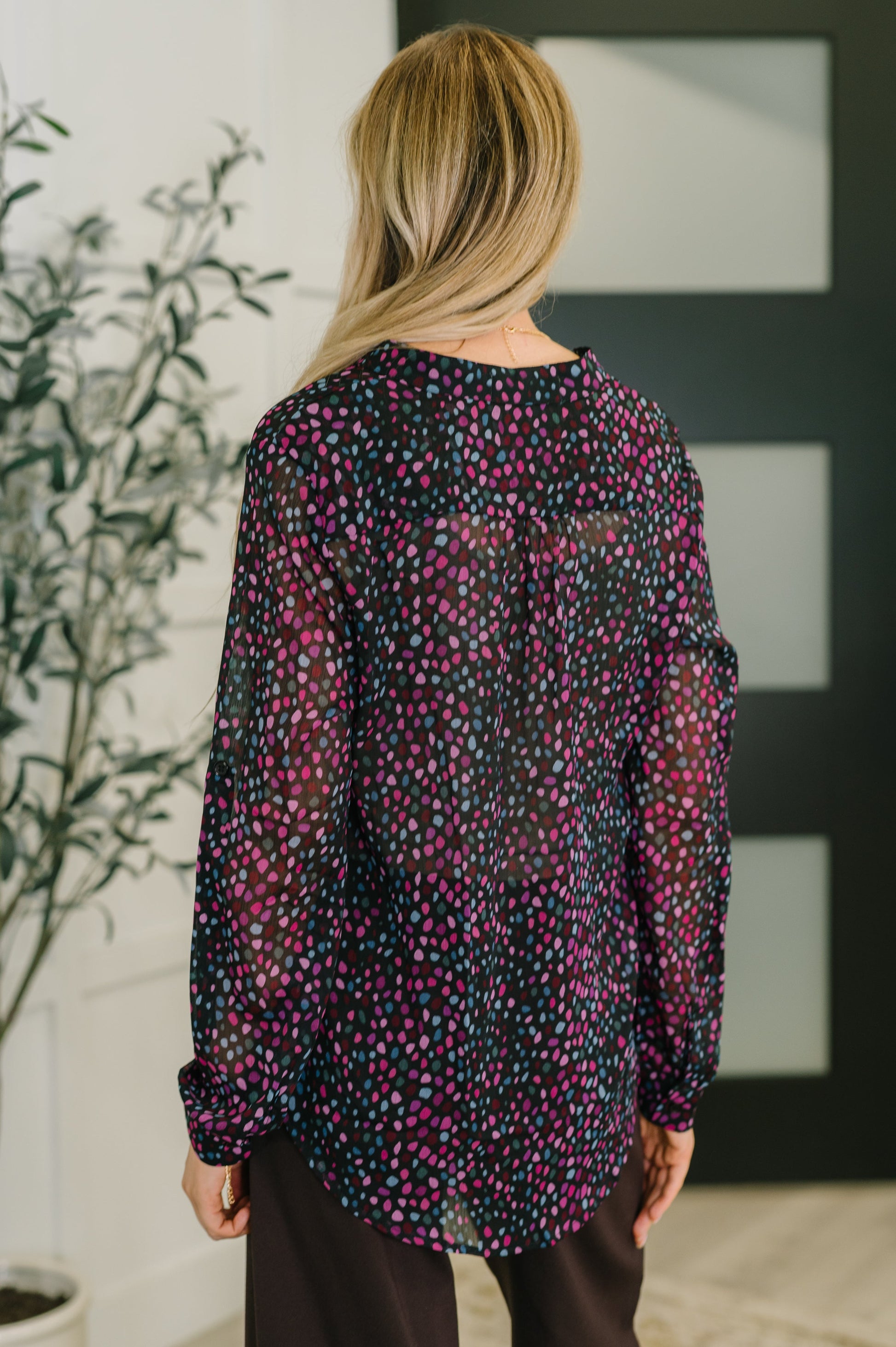 Doing the Most Polka Dot Blouse - Southern Divas Boutique