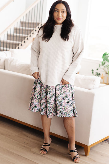 Don't Change Anything Mock Neck Pullover - Southern Divas Boutique