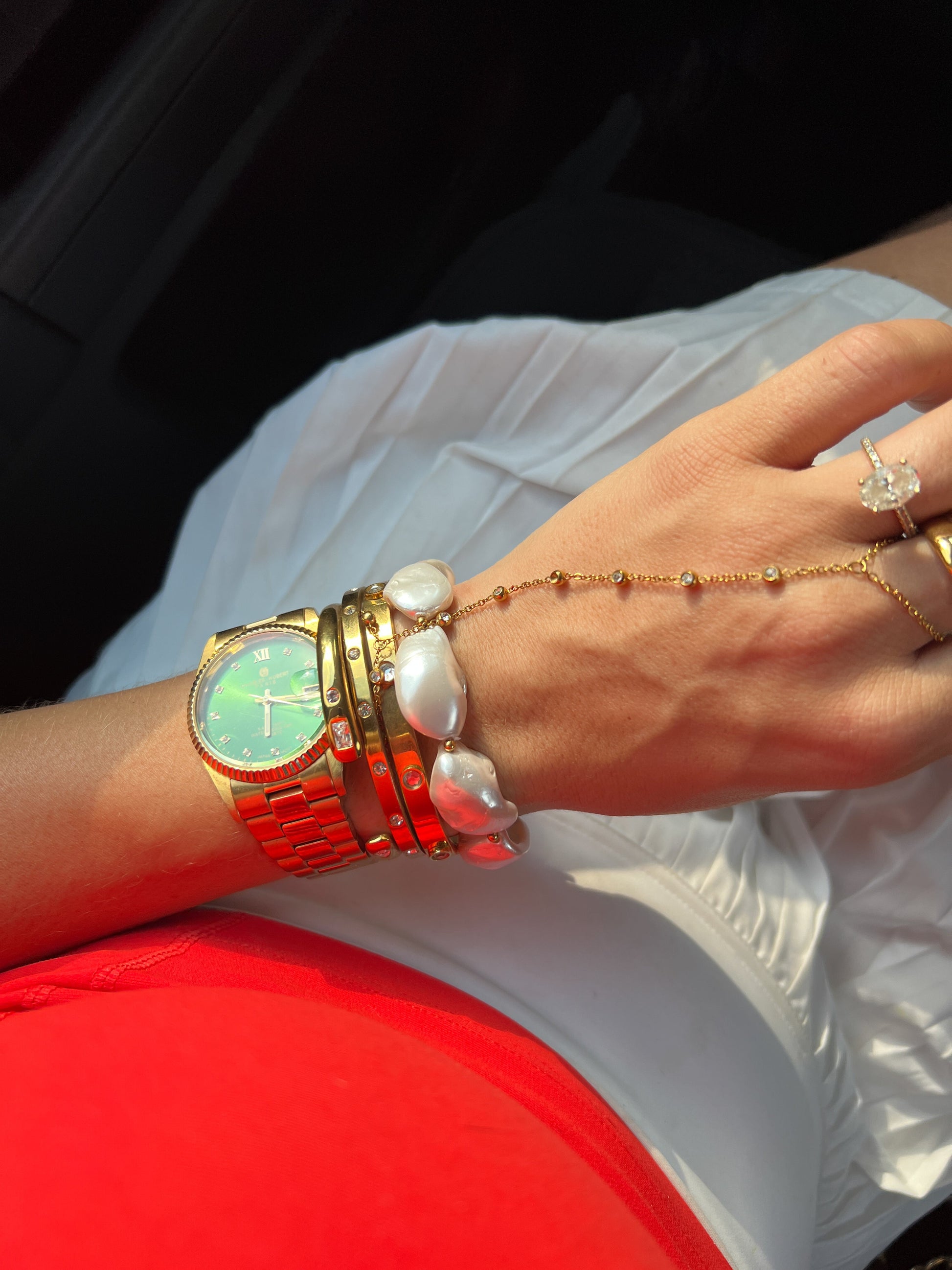 CHUNKY PEARL BRACELET - Southern Divas Boutique