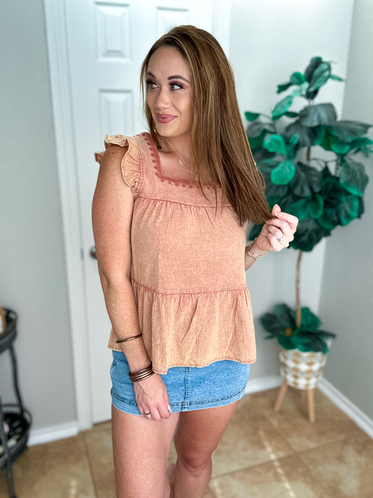 Sweet Talks Ruffle Top - Southern Divas Boutique