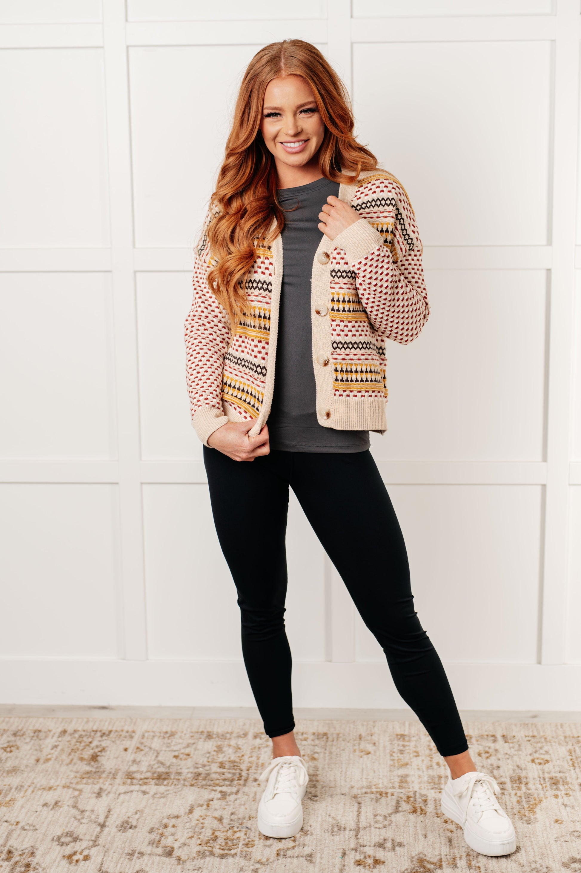 Effortless Elements Striped Cardigan - Southern Divas Boutique