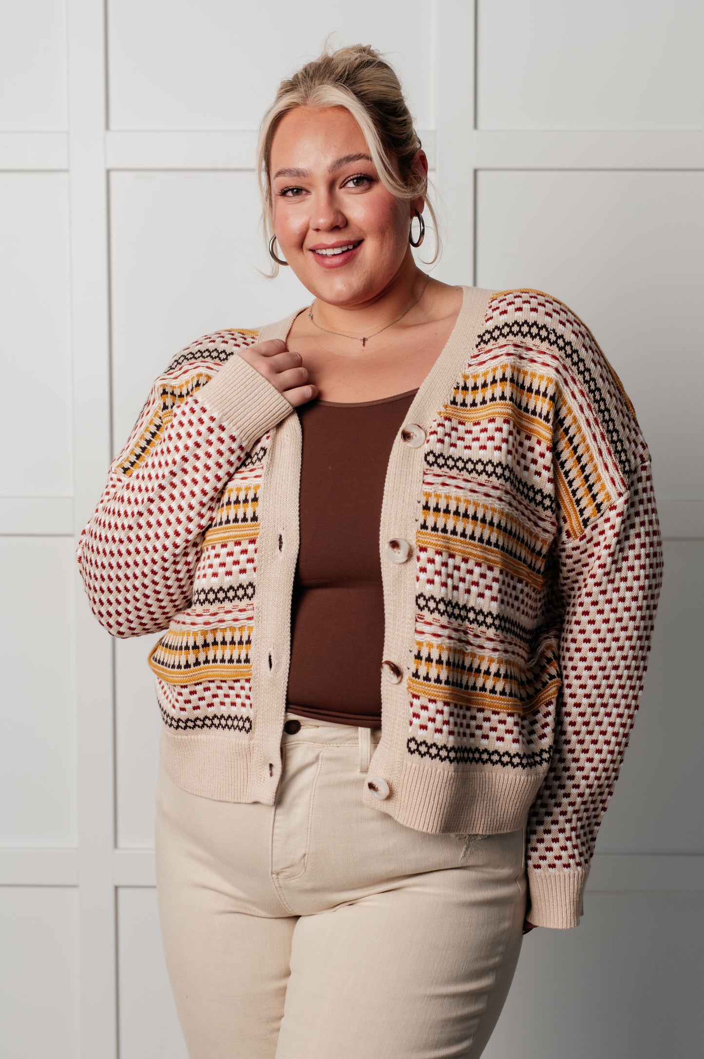 Effortless Elements Striped Cardigan - Southern Divas Boutique