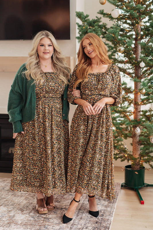 Ever So Briefly Floral Maxi Dress - Southern Divas Boutique