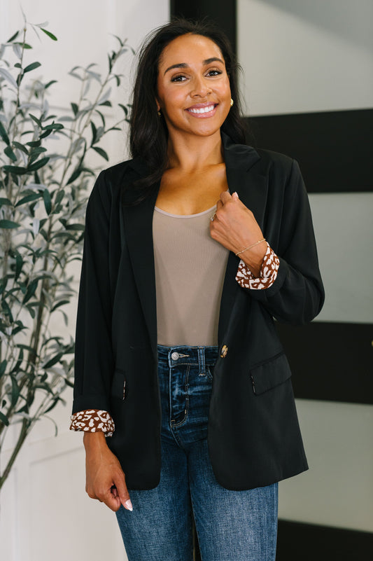 Every Day Blazer in Black - Southern Divas Boutique