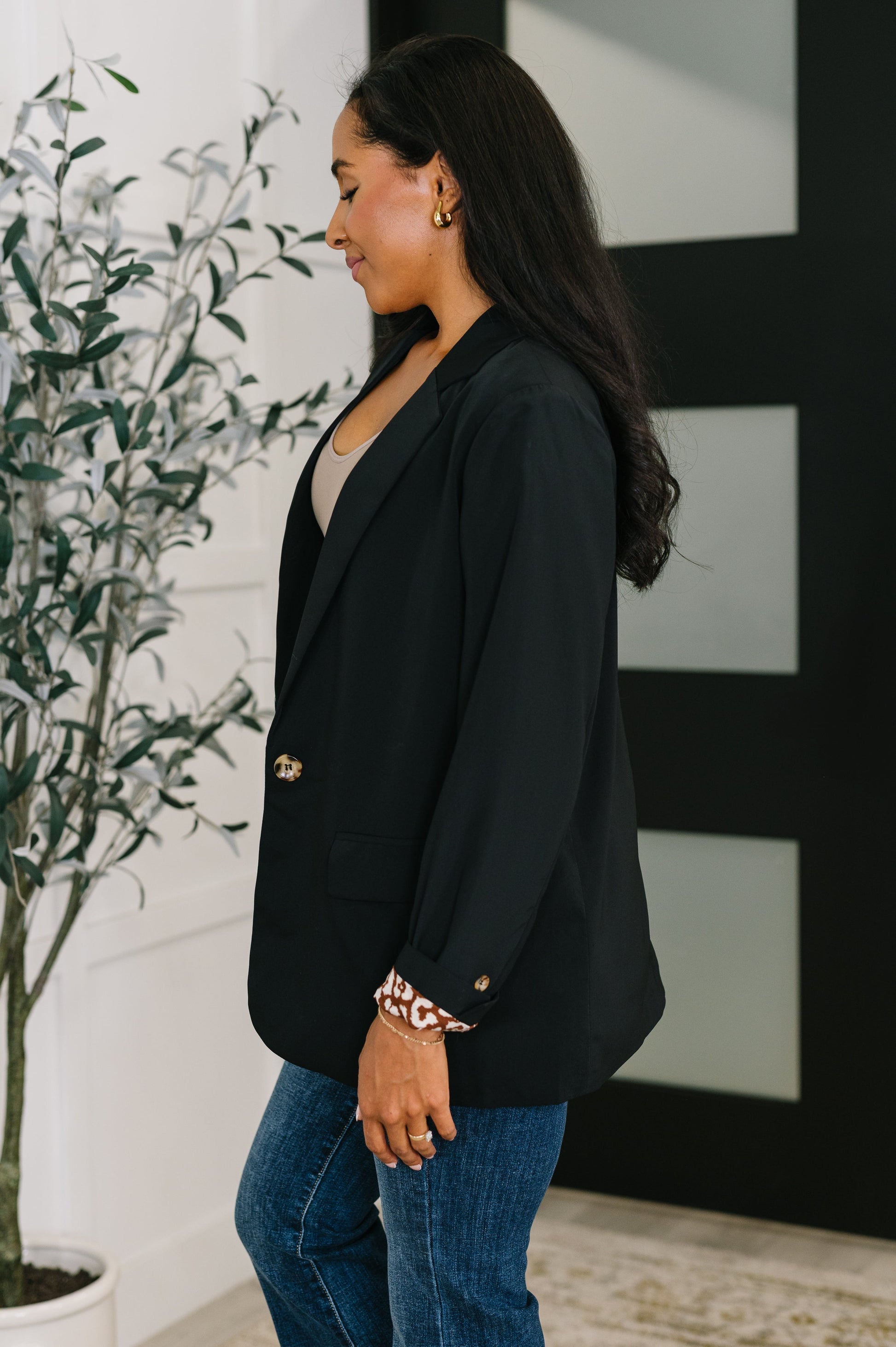 Every Day Blazer in Black - Southern Divas Boutique