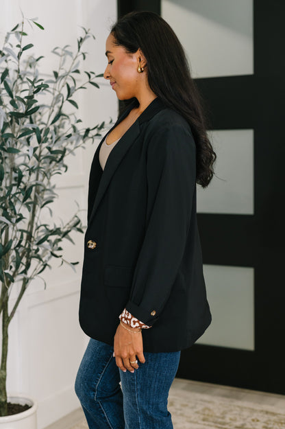 Every Day Blazer in Black - Southern Divas Boutique