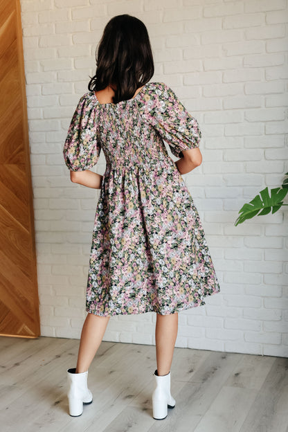 Excellence Without Effort Floral Dress - Southern Divas Boutique