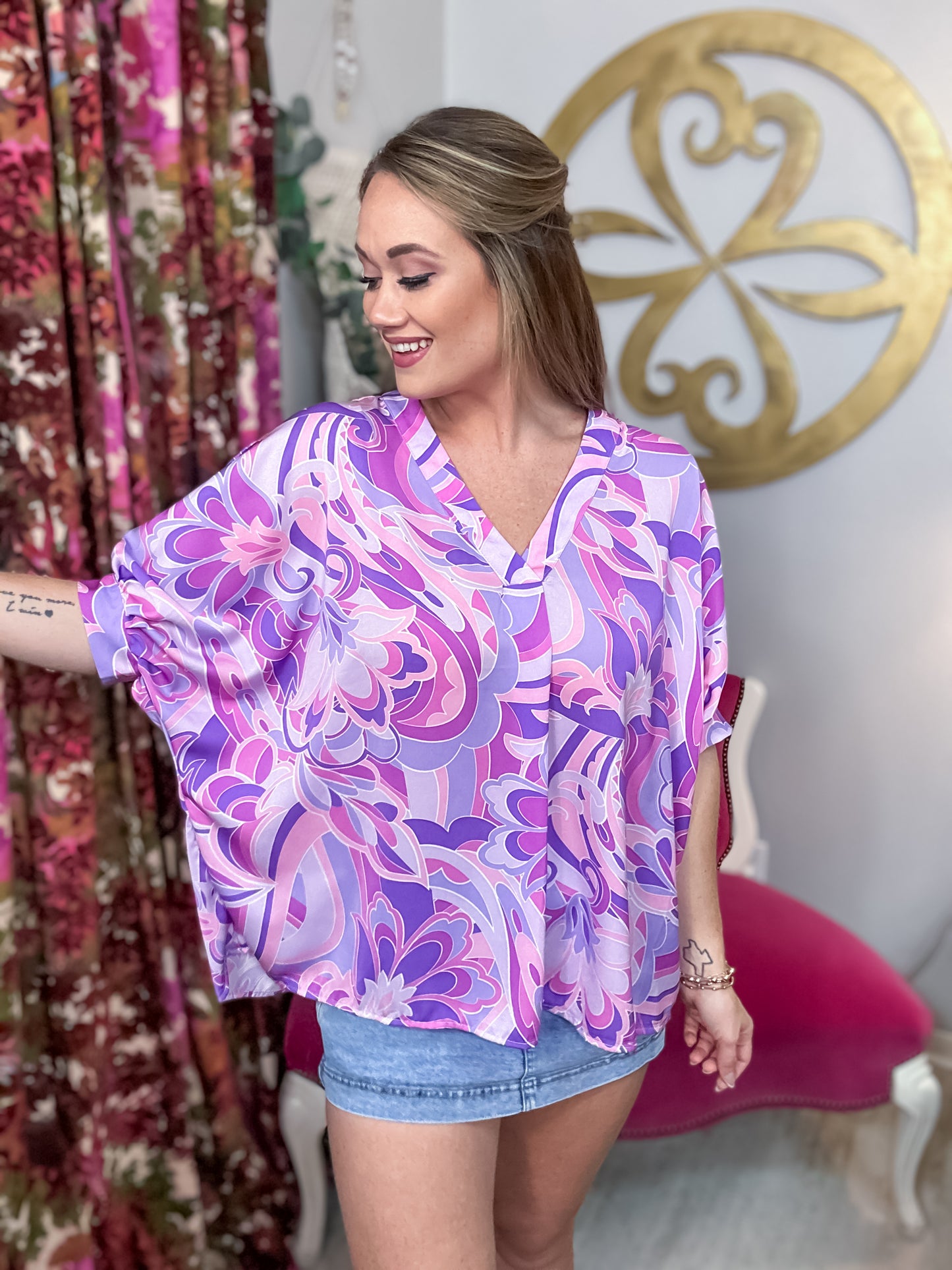 Dreams In The Wild Top - Southern Divas Boutique