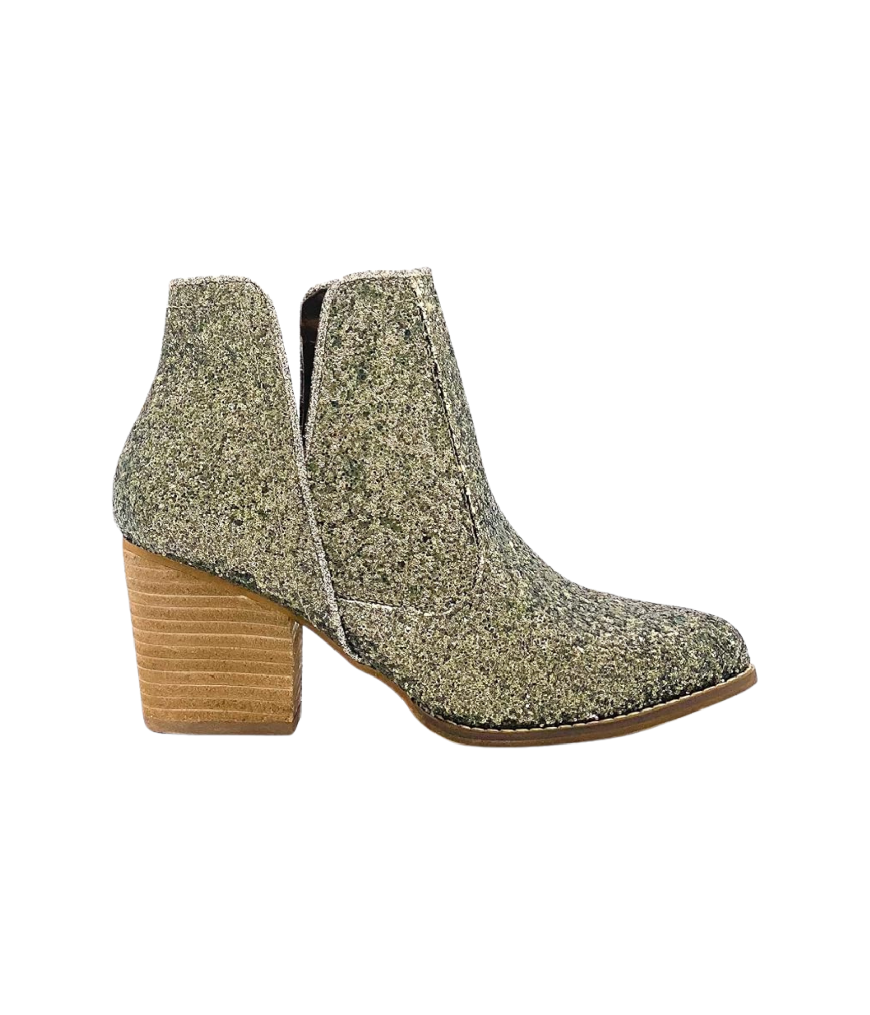 Fiera Booties in Bronze - Southern Divas Boutique