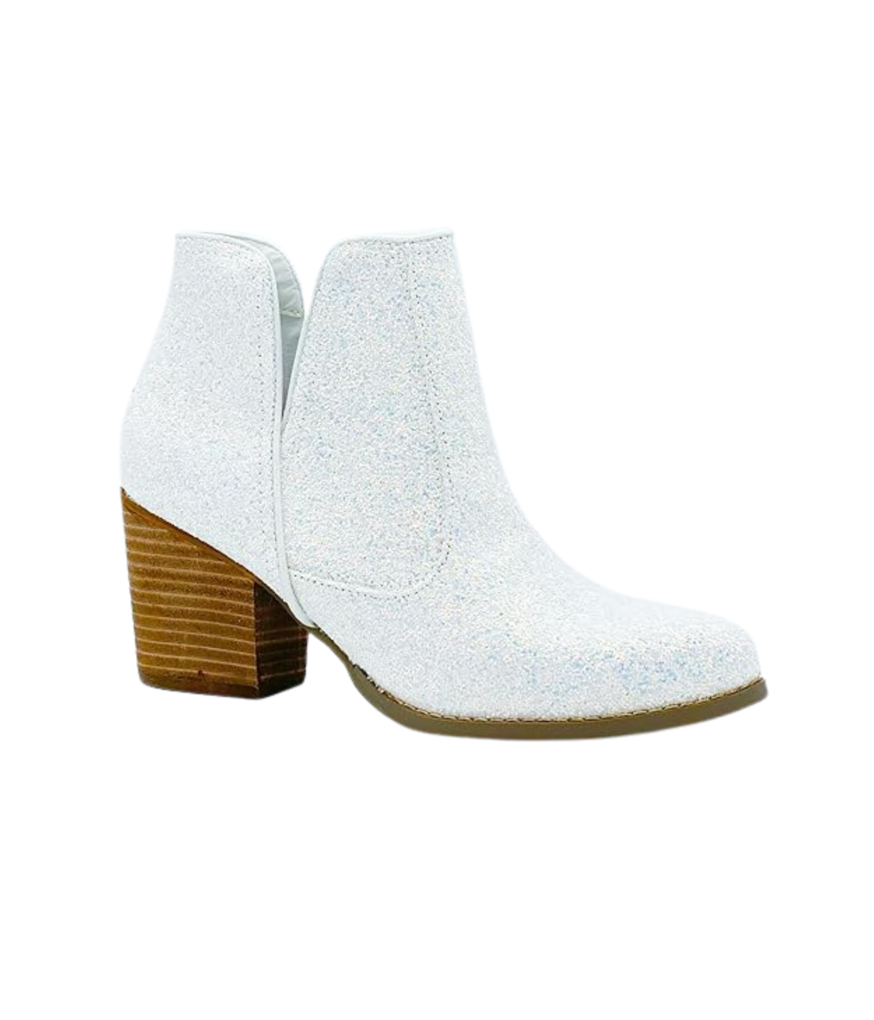 Fiera Booties in White - Southern Divas Boutique