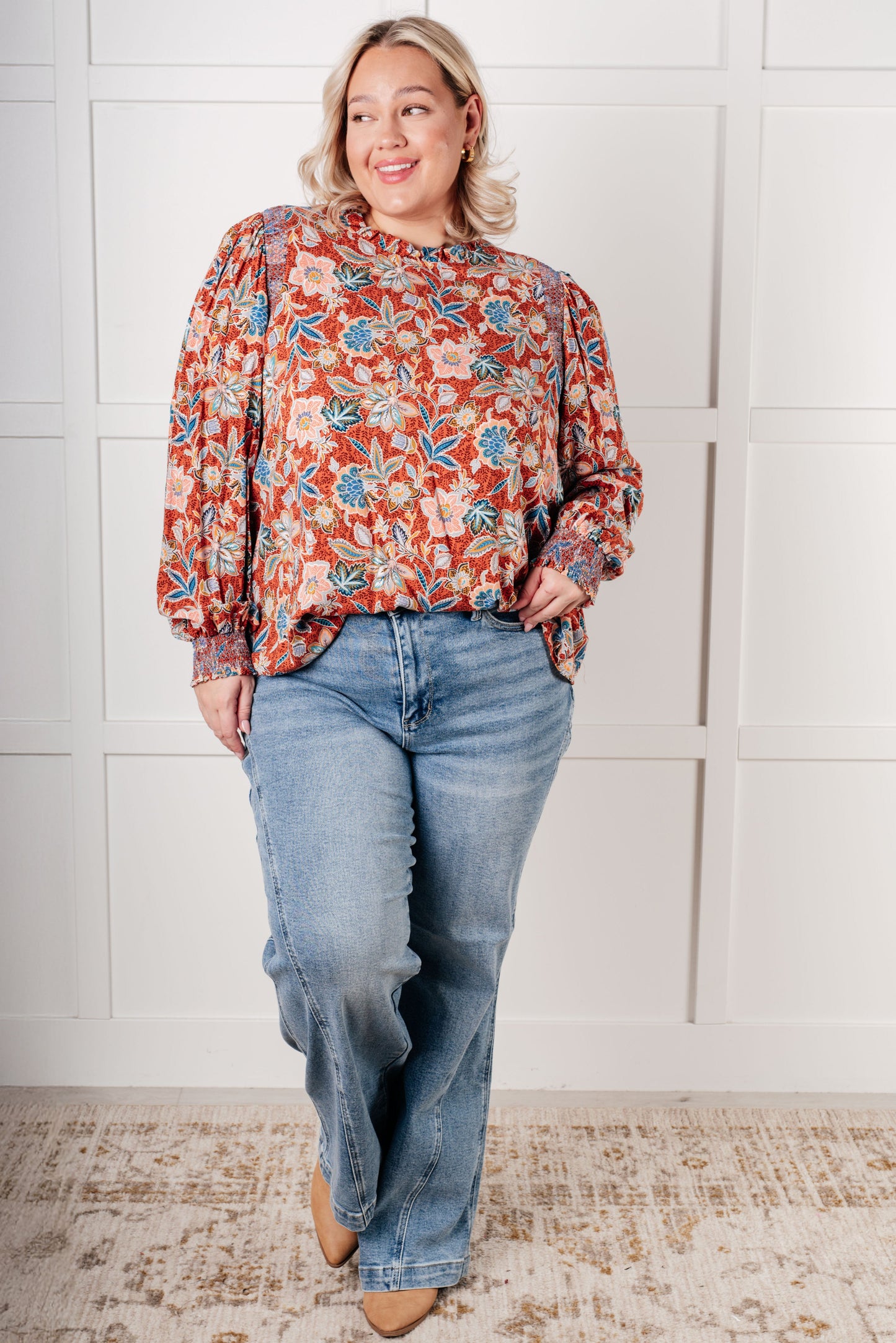 Floral Delight Blouse - Southern Divas Boutique