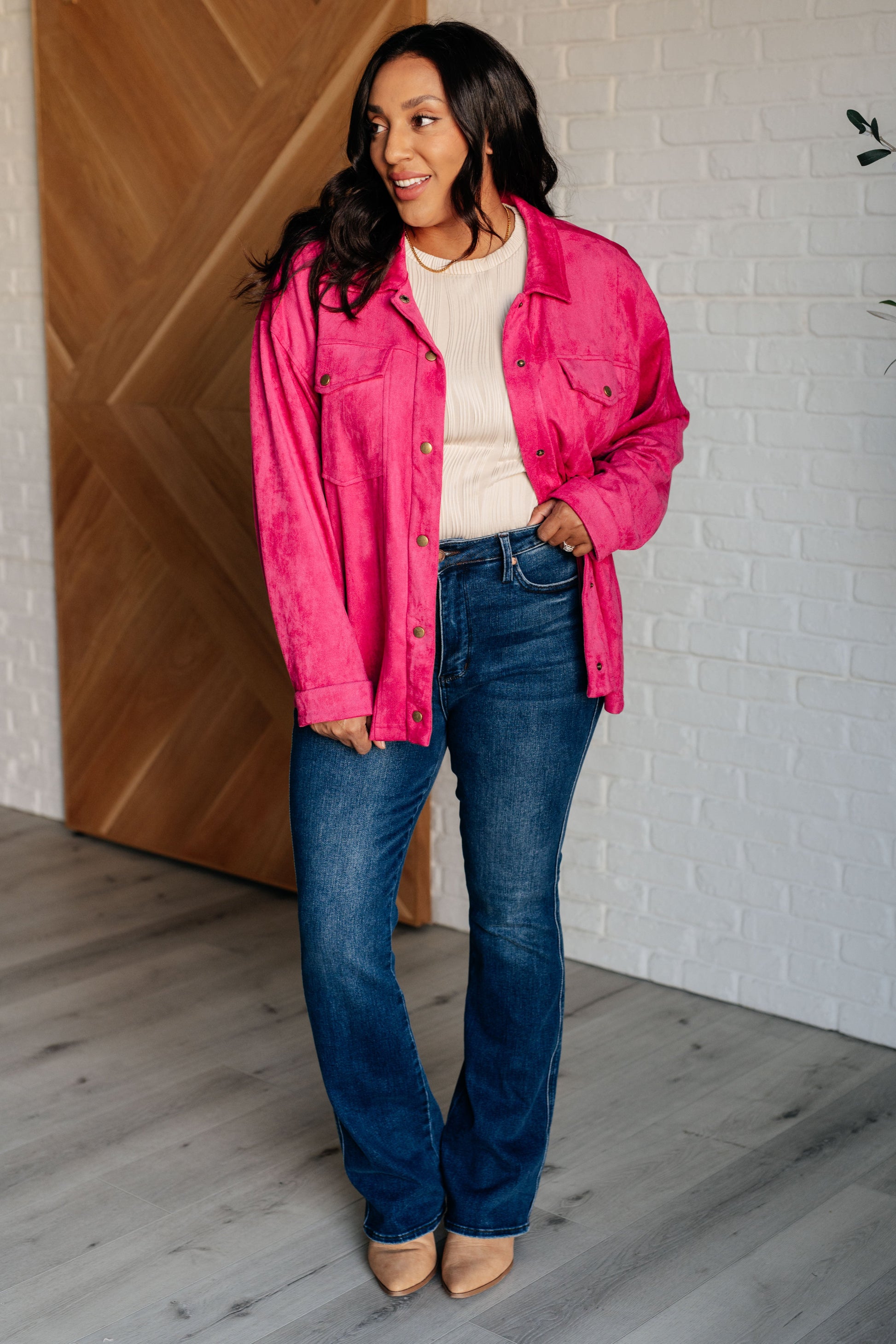 Flow With Me Embossed Top - Southern Divas Boutique