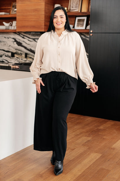 For You I Do Button Up Blouse - Southern Divas Boutique