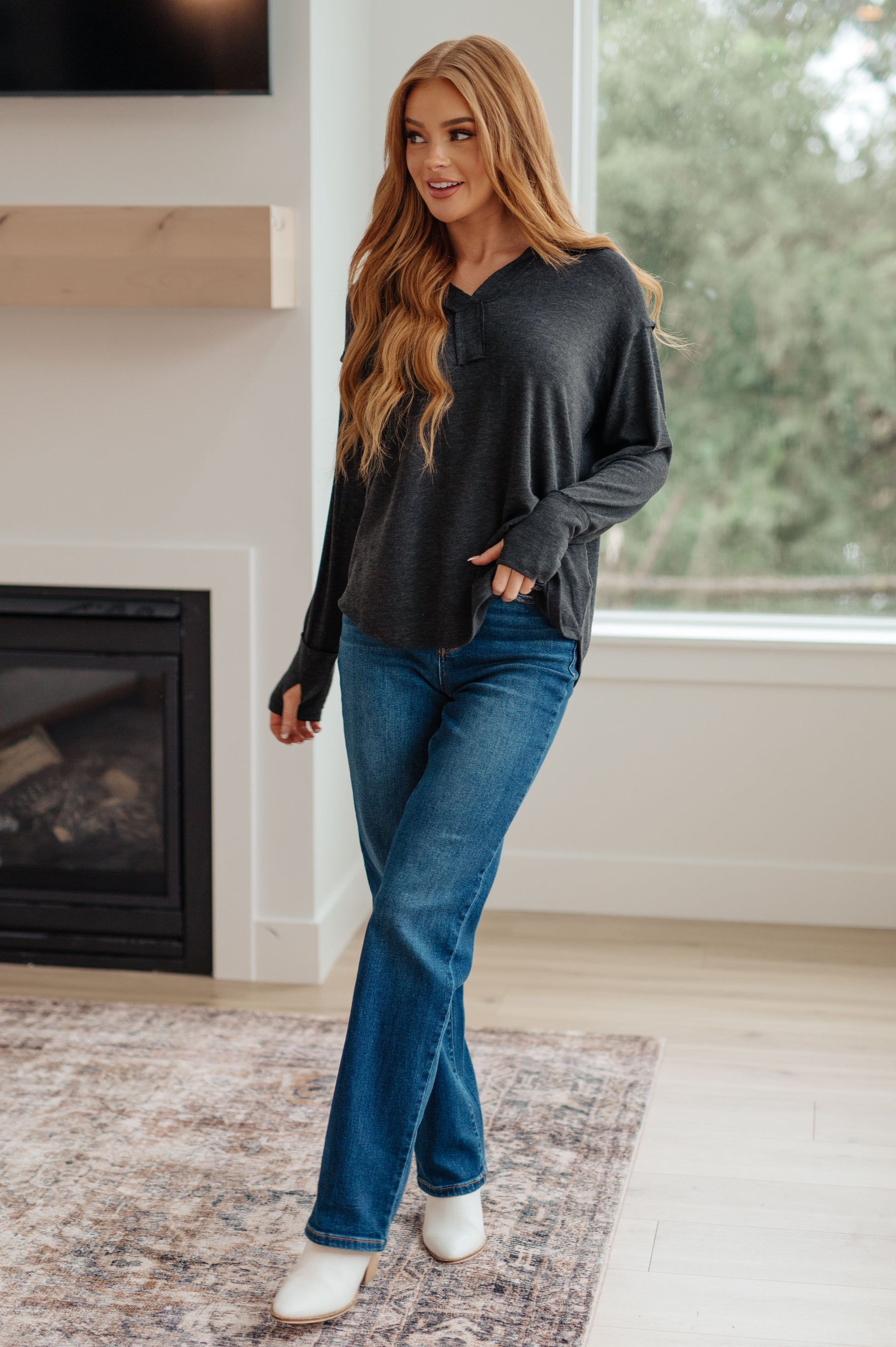 Good Luck Charm Long Sleeve Top - Southern Divas Boutique