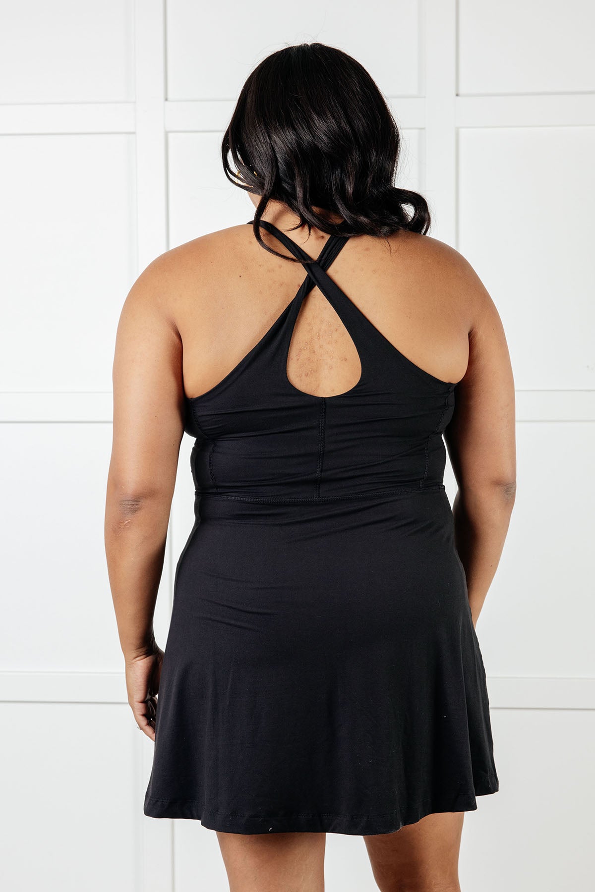 Gym and Tonic Butter Romper Dress in Black - Southern Divas Boutique