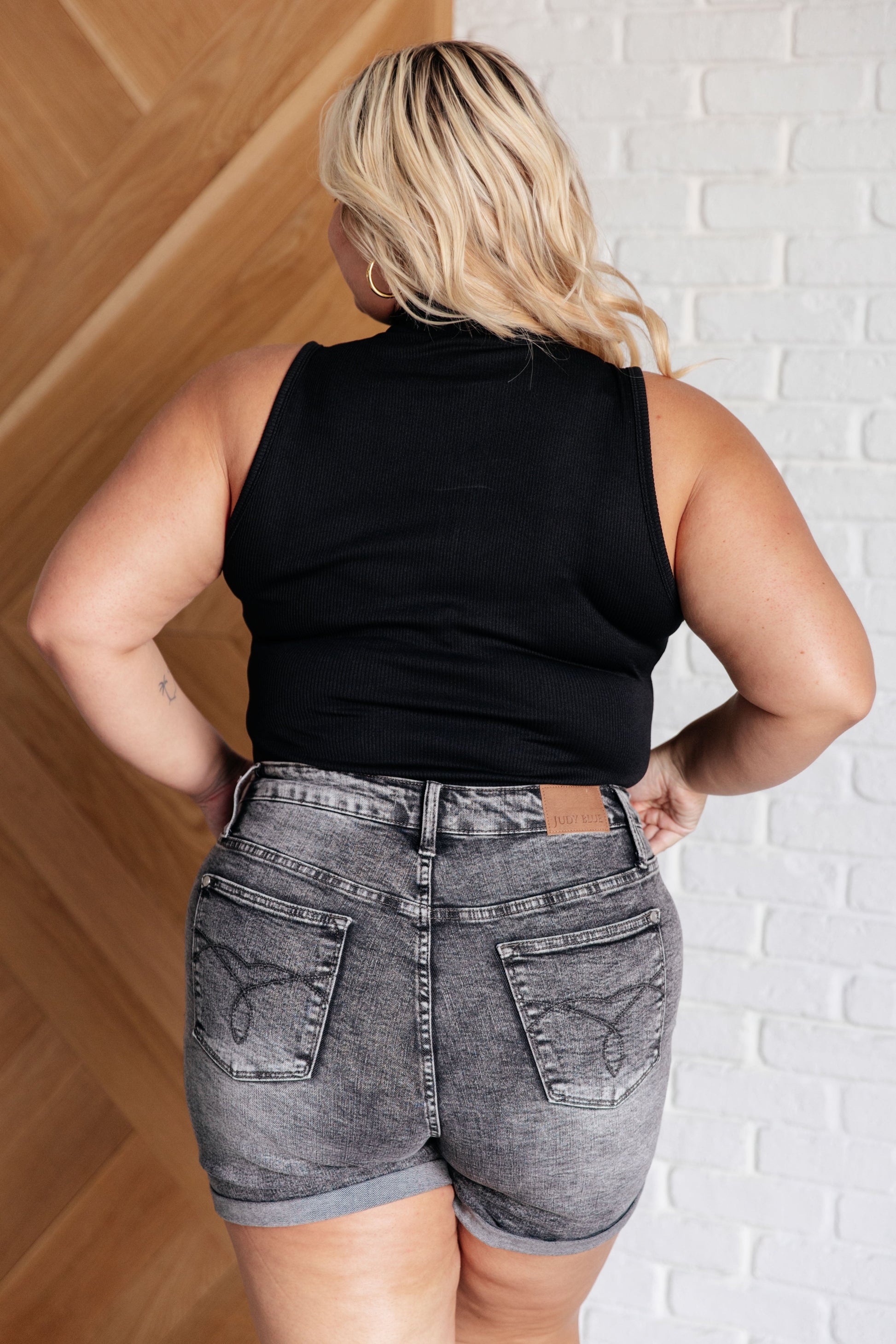 Higher and Higher Ribbed Zip Up Bodysuit - Southern Divas Boutique