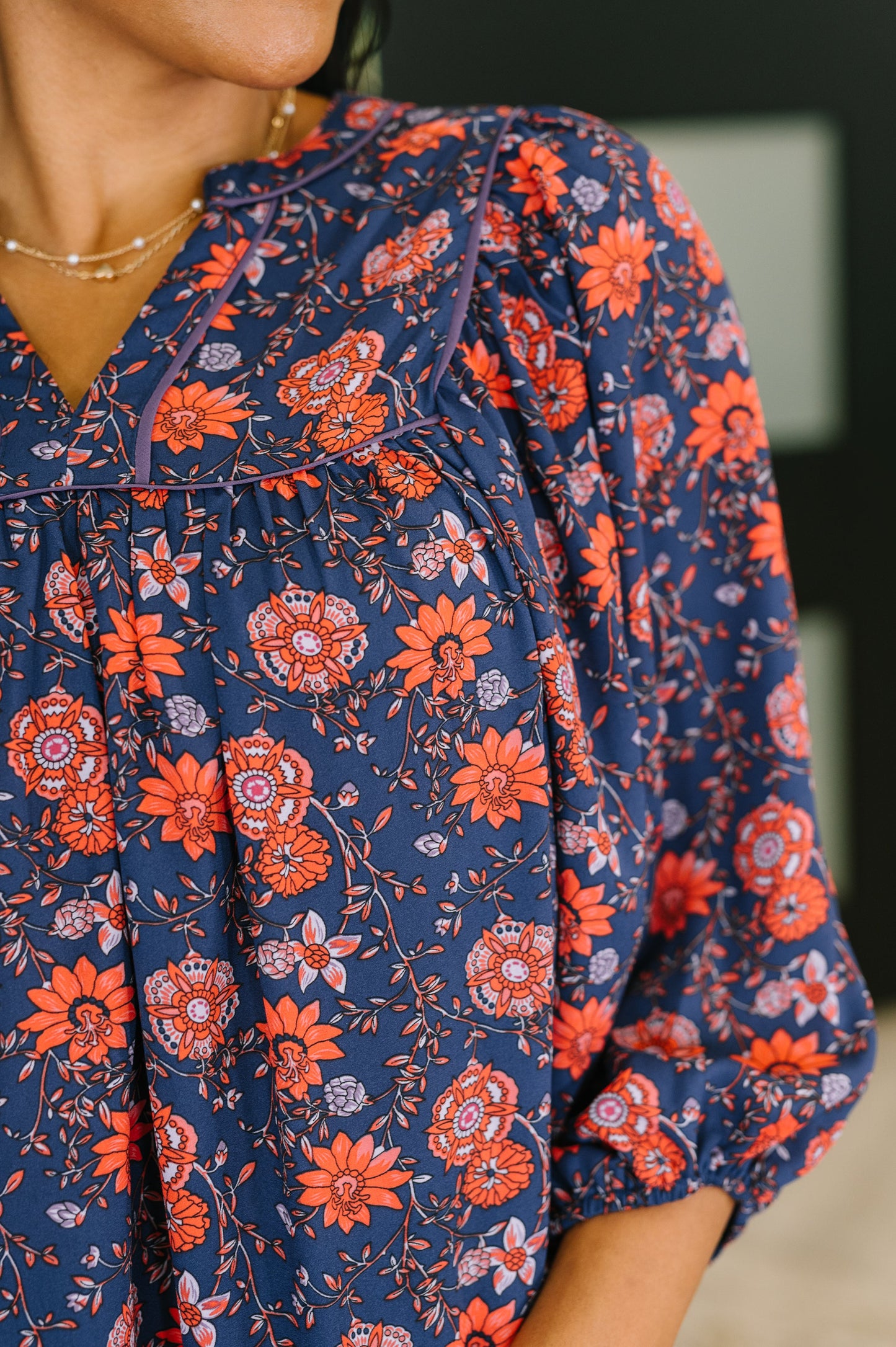 Hitherto Unknown Floral Babydoll Blouse - Southern Divas Boutique