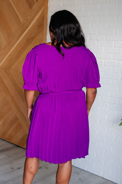 Hold And Squeeze Me Pleated Dress - Southern Divas Boutique
