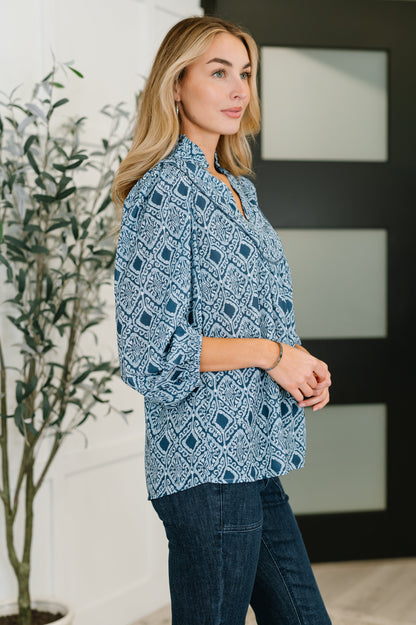 I Gave You My Heart Floral Babydoll Blouse - Southern Divas Boutique