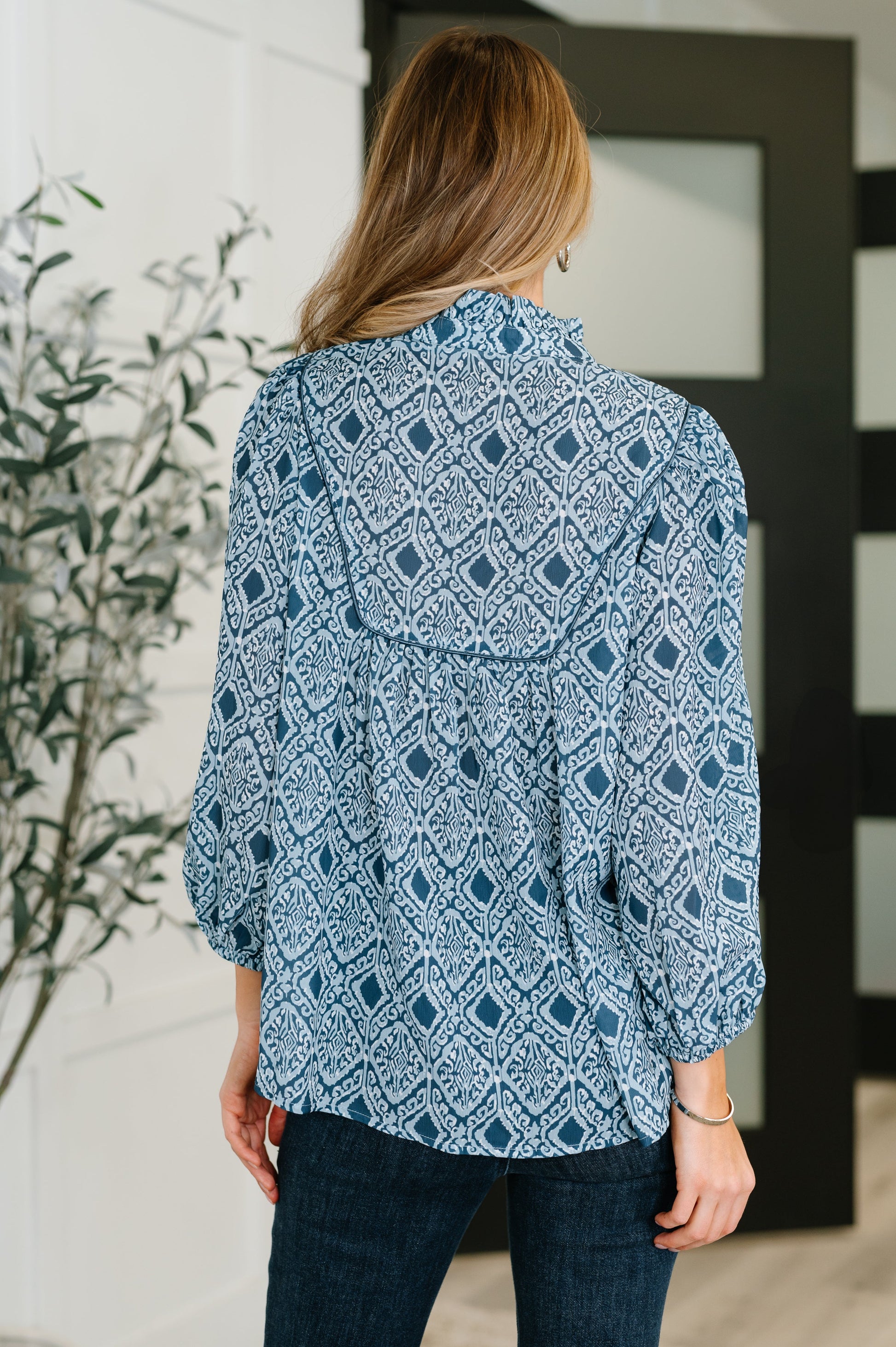 I Gave You My Heart Floral Babydoll Blouse - Southern Divas Boutique