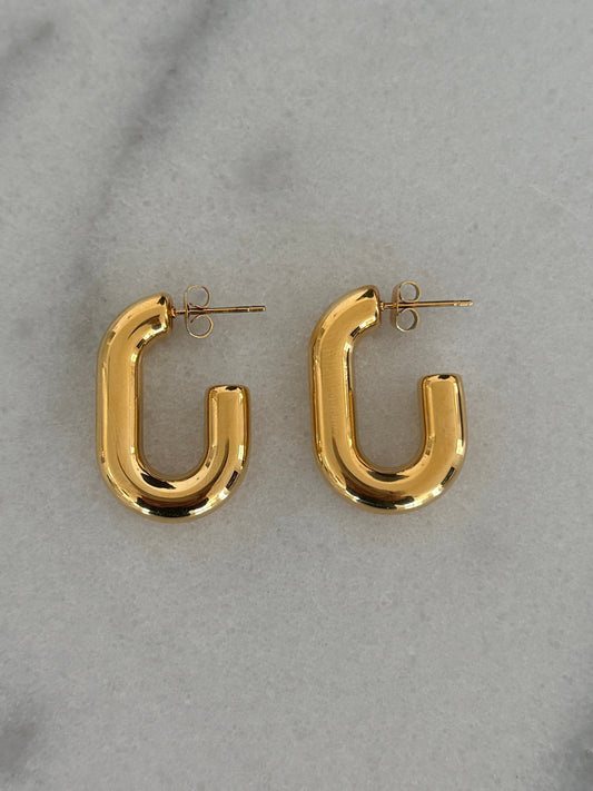 SMALL OVAL HOOPS - Southern Divas Boutique