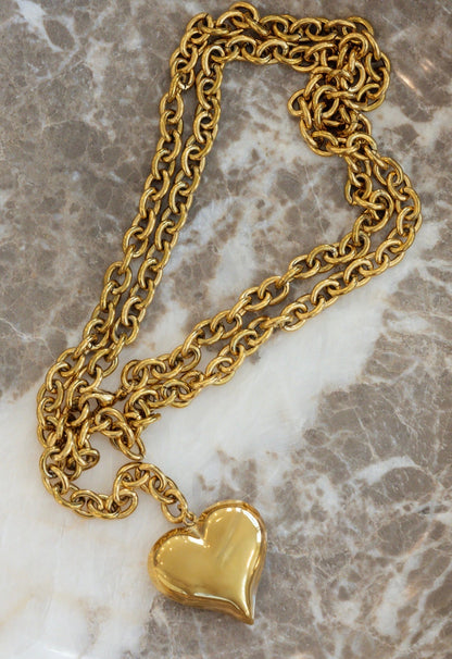XL WRAP AROUND HEART NECKLACE - Southern Divas Boutique