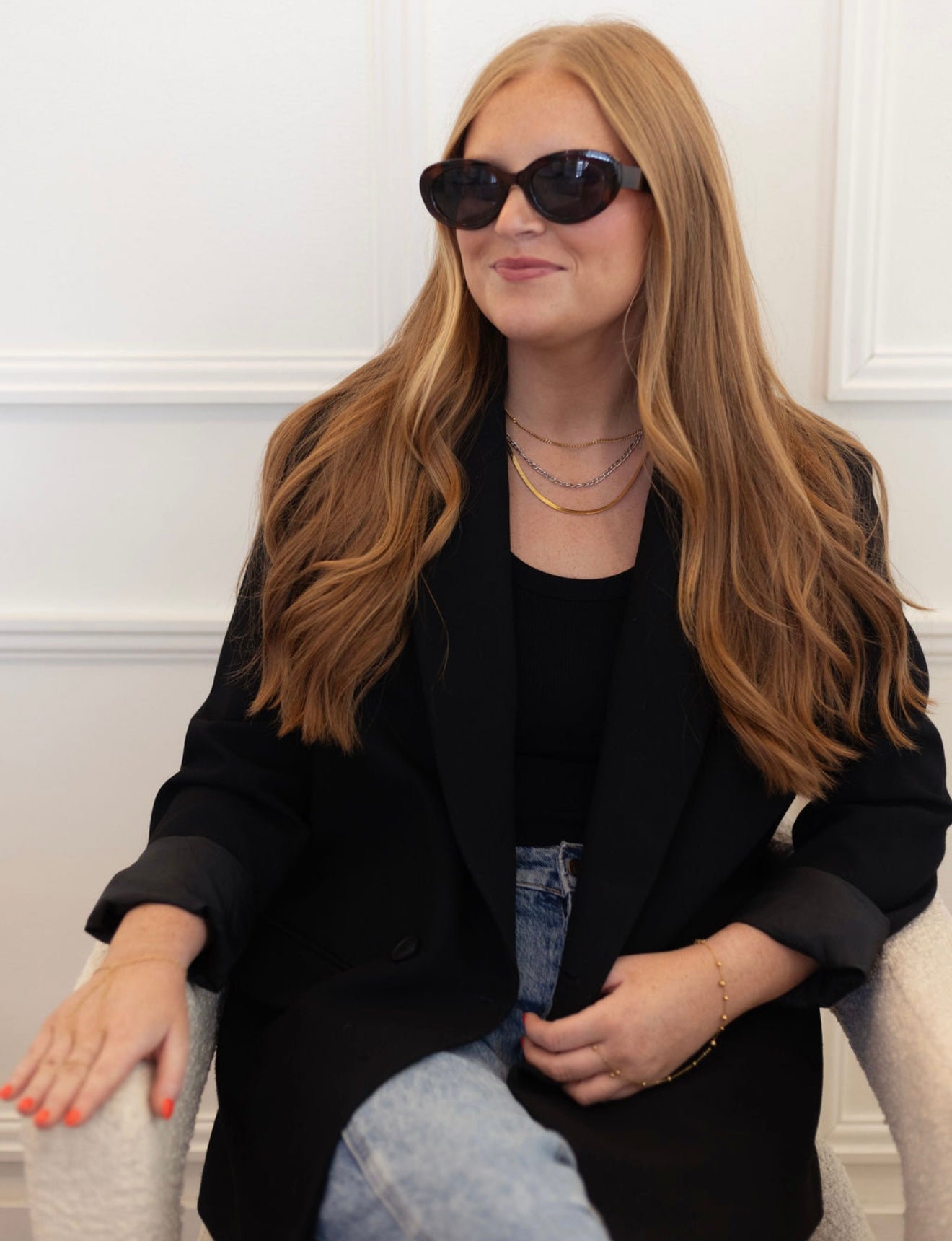 TWO TONED LAYERED NECKLACE - Southern Divas Boutique