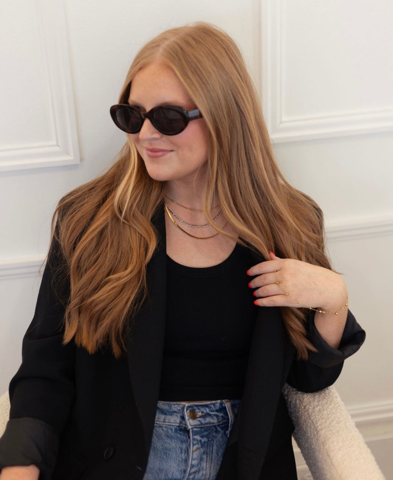 TWO TONED LAYERED NECKLACE - Southern Divas Boutique