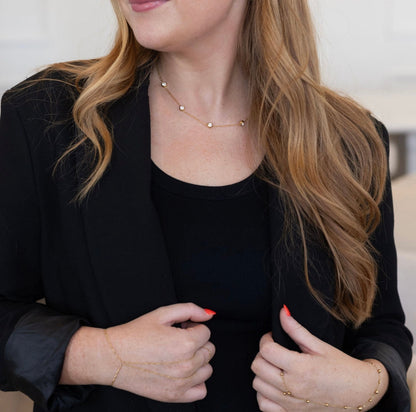 DAINTY DIAMOND NECKLACE - Southern Divas Boutique