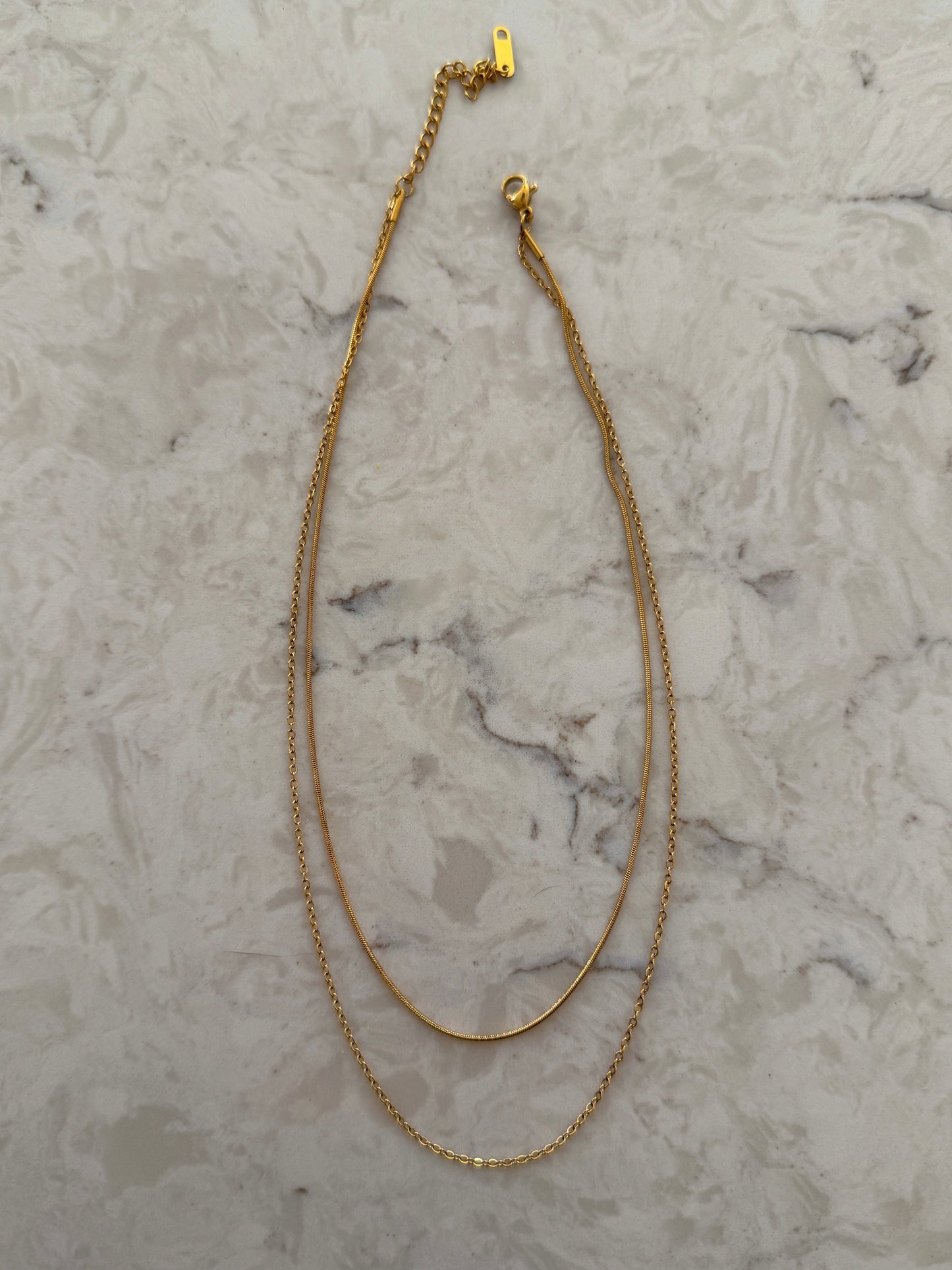 DOUBLE LAYERED NECKLACE - Southern Divas Boutique