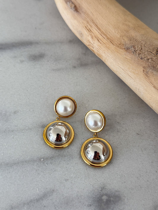 LUXE PEARL EARRINGS - Southern Divas Boutique