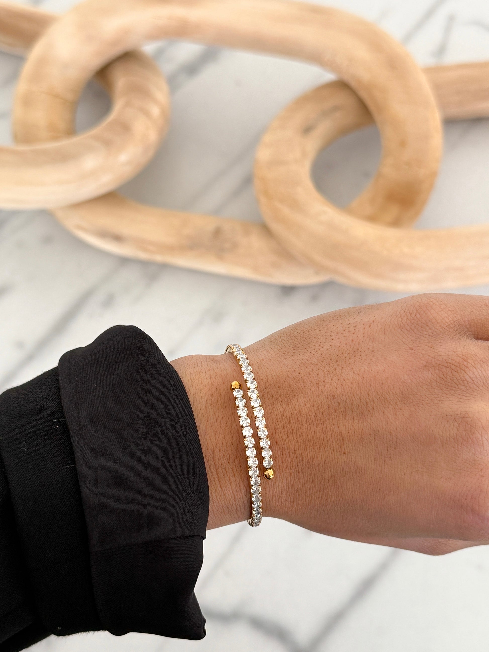 DOUBLE TENNIS BRACELET - Southern Divas Boutique