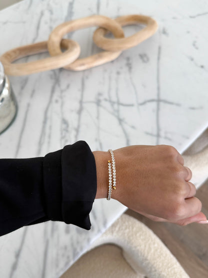 DOUBLE TENNIS BRACELET - Southern Divas Boutique