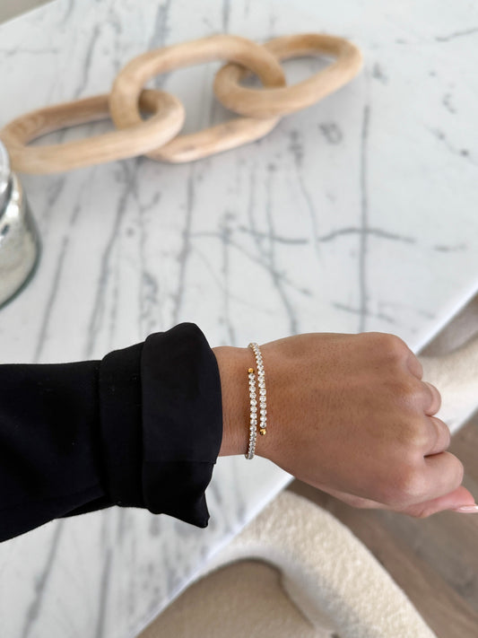 DOUBLE TENNIS BRACELET - Southern Divas Boutique