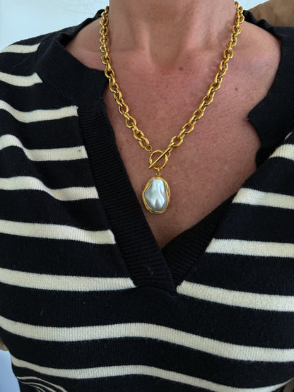PEARL DROP NECKLACE - Southern Divas Boutique