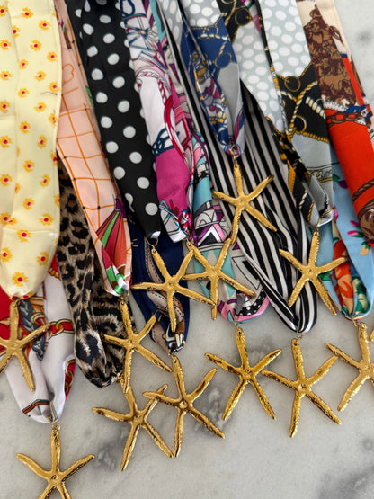 STARFISH SCARF NECKLACE - Southern Divas Boutique