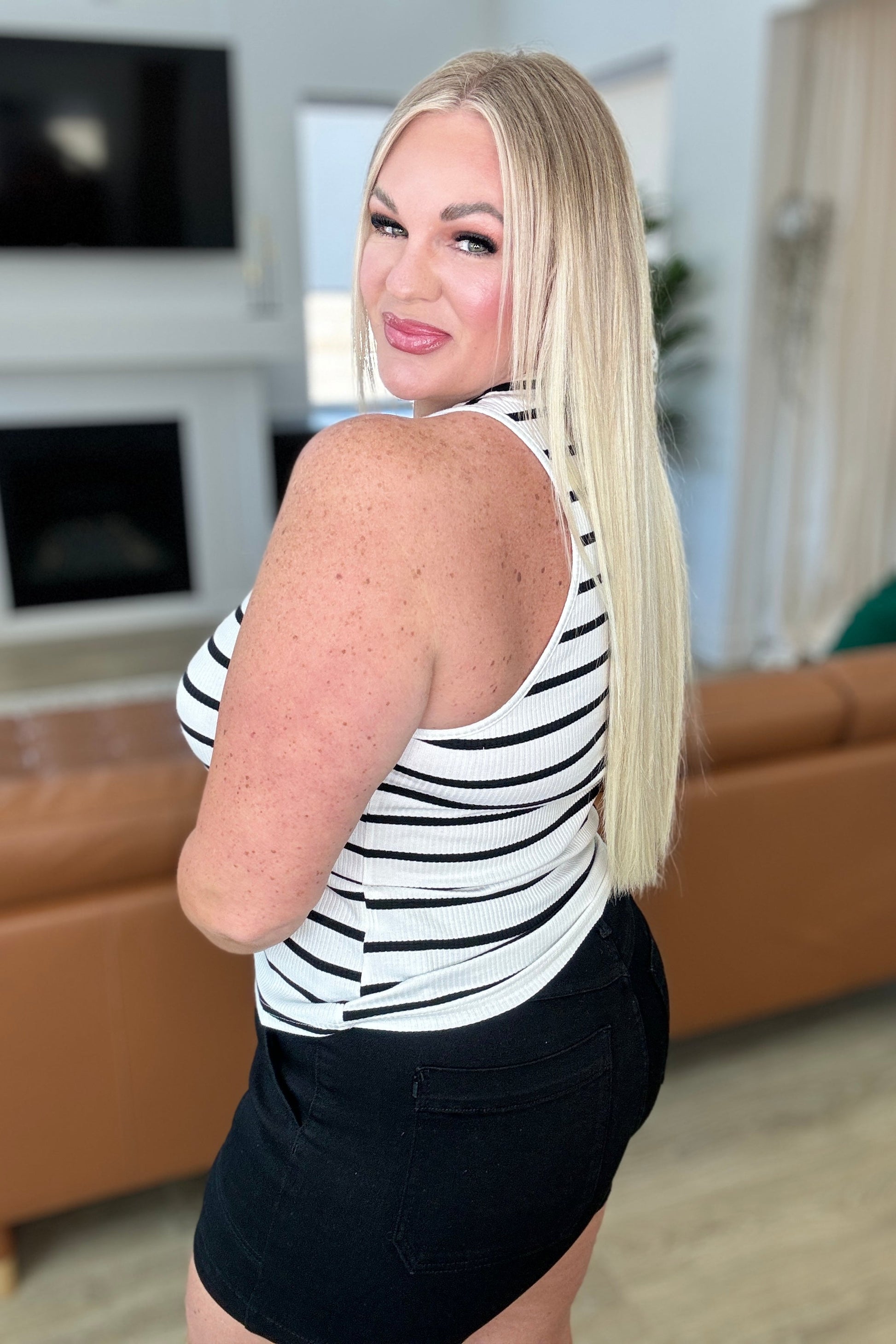 Start to Finished Ribbed Halter Tank - Southern Divas Boutique