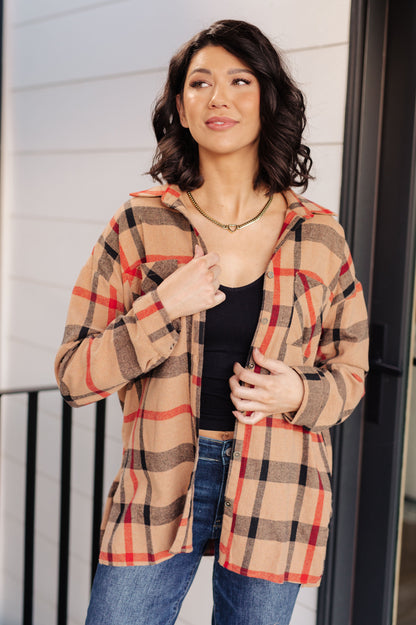 Is It Really Oversized Plaid Button Up - Southern Divas Boutique