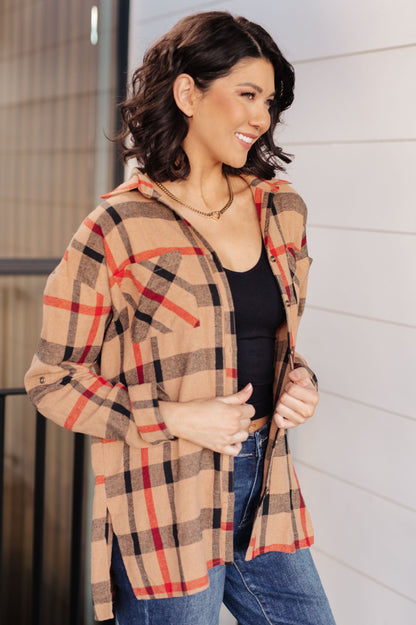 Is It Really Oversized Plaid Button Up - Southern Divas Boutique