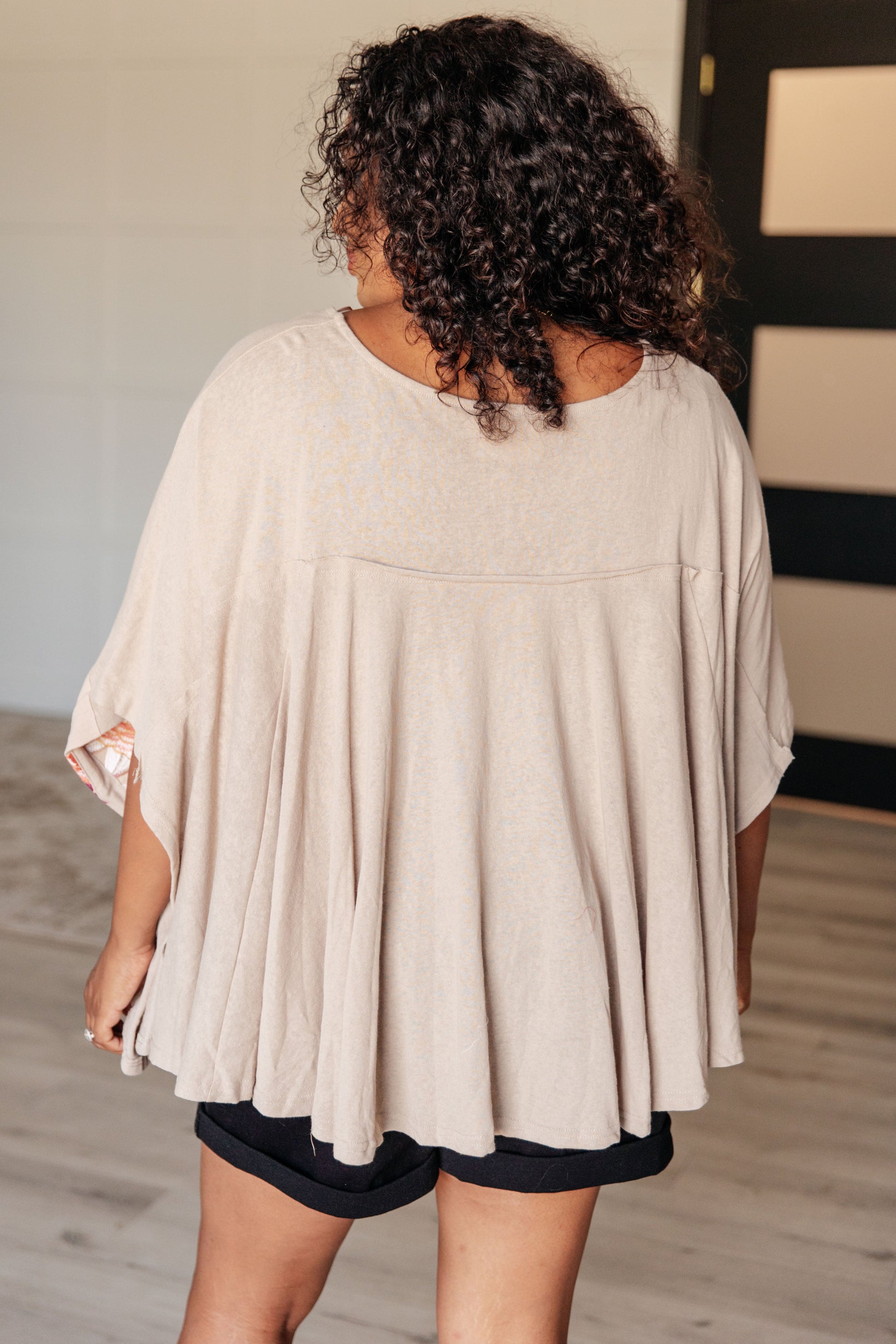 Isabel Embroidered Tunic in Mocha - Southern Divas Boutique