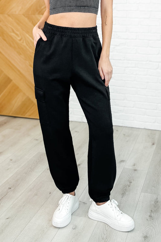 Jog and Snog Joggers in Black - Southern Divas Boutique