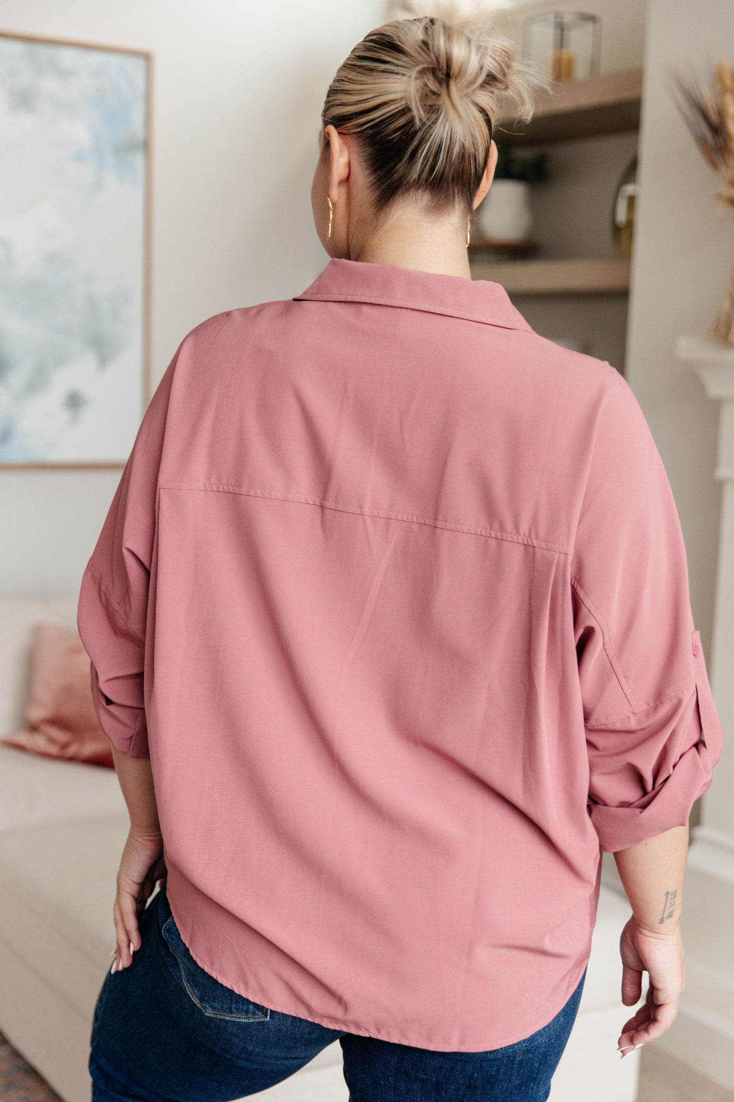 Keep it Profesh Button Up Top - Southern Divas Boutique