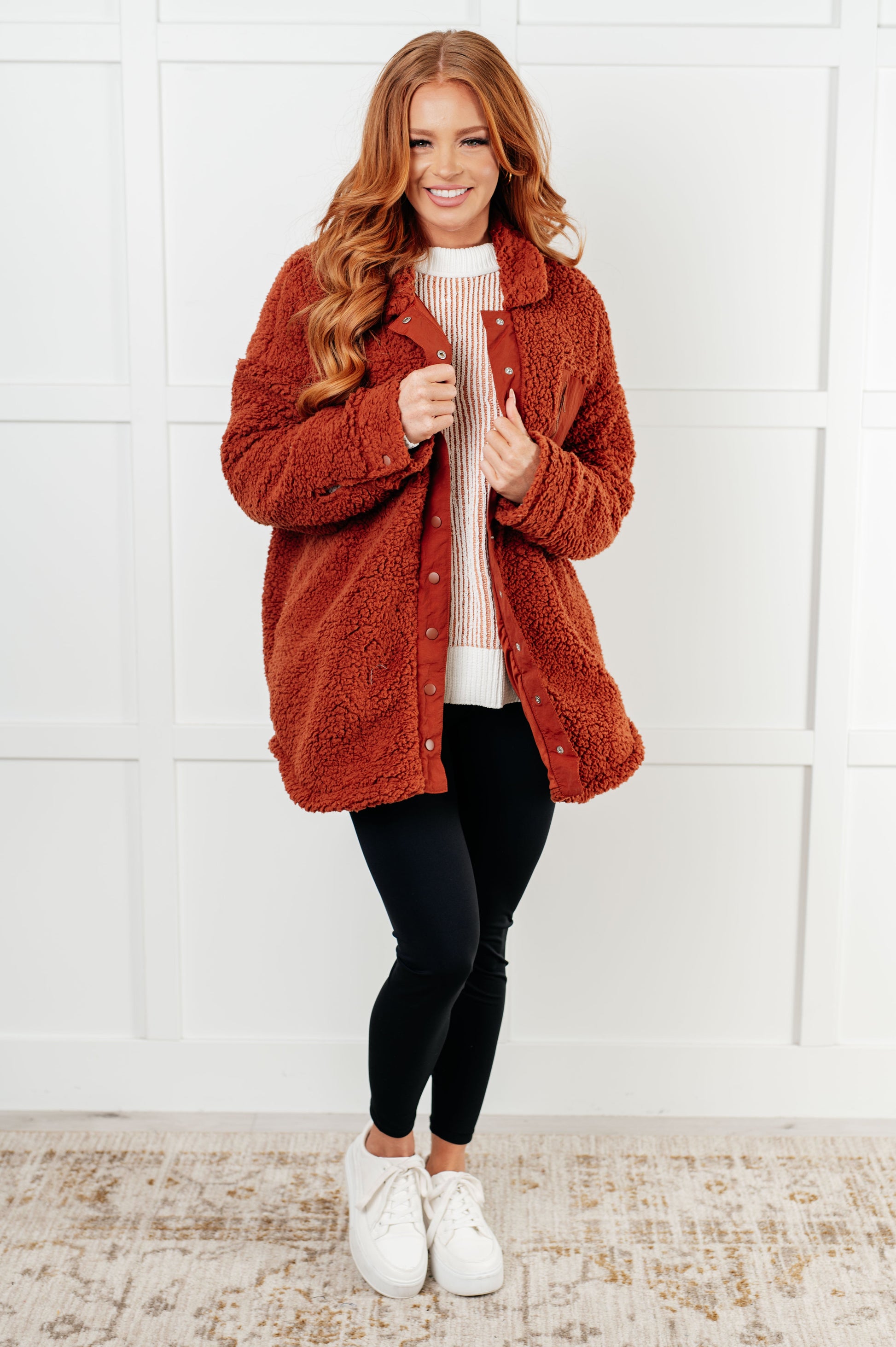 Least High Maintenance Contrast Trim Sweater - Southern Divas Boutique