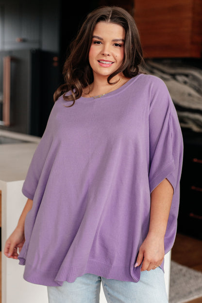 Lilac Whisper Dolman Sleeve Top - Southern Divas Boutique