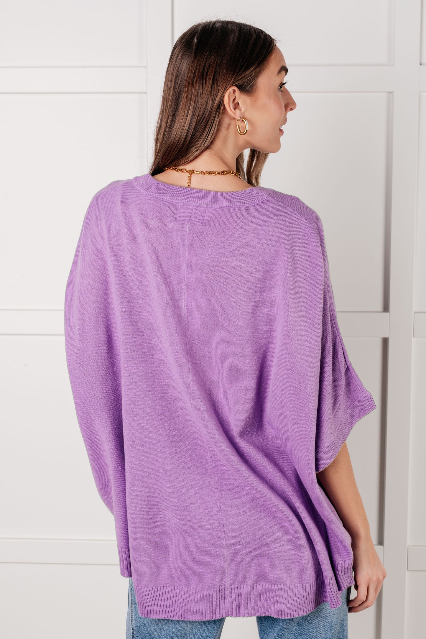 Lilac Whisper Dolman Sleeve Top - Southern Divas Boutique