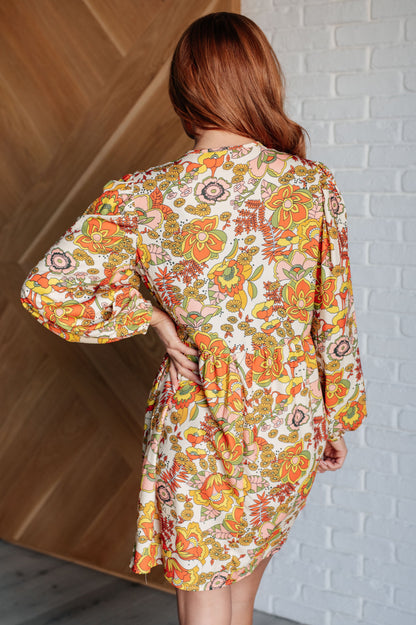 Listen to the Music Floral Dress - Southern Divas Boutique