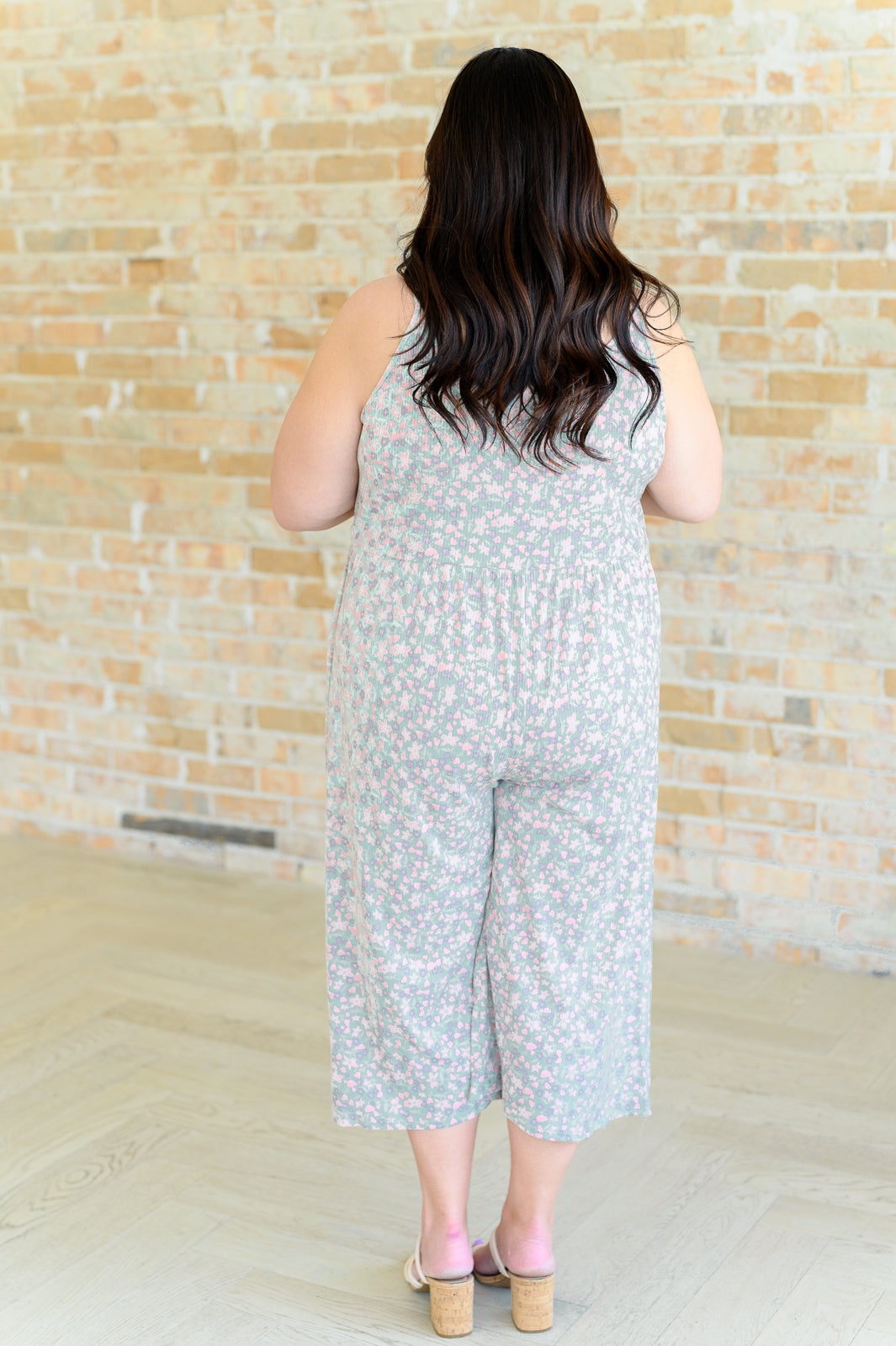 Lucky In Love Floral Jumpsuit - Southern Divas Boutique