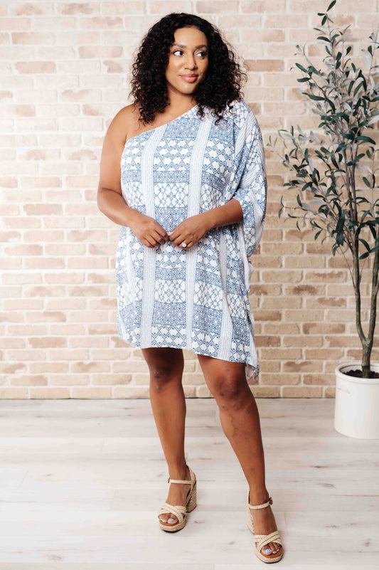 Marjorie One Shoulder Dress - Southern Divas Boutique