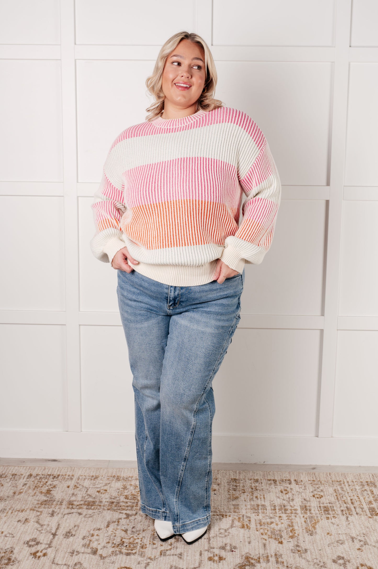 Matchmaker Striped Ribbed Top - Southern Divas Boutique