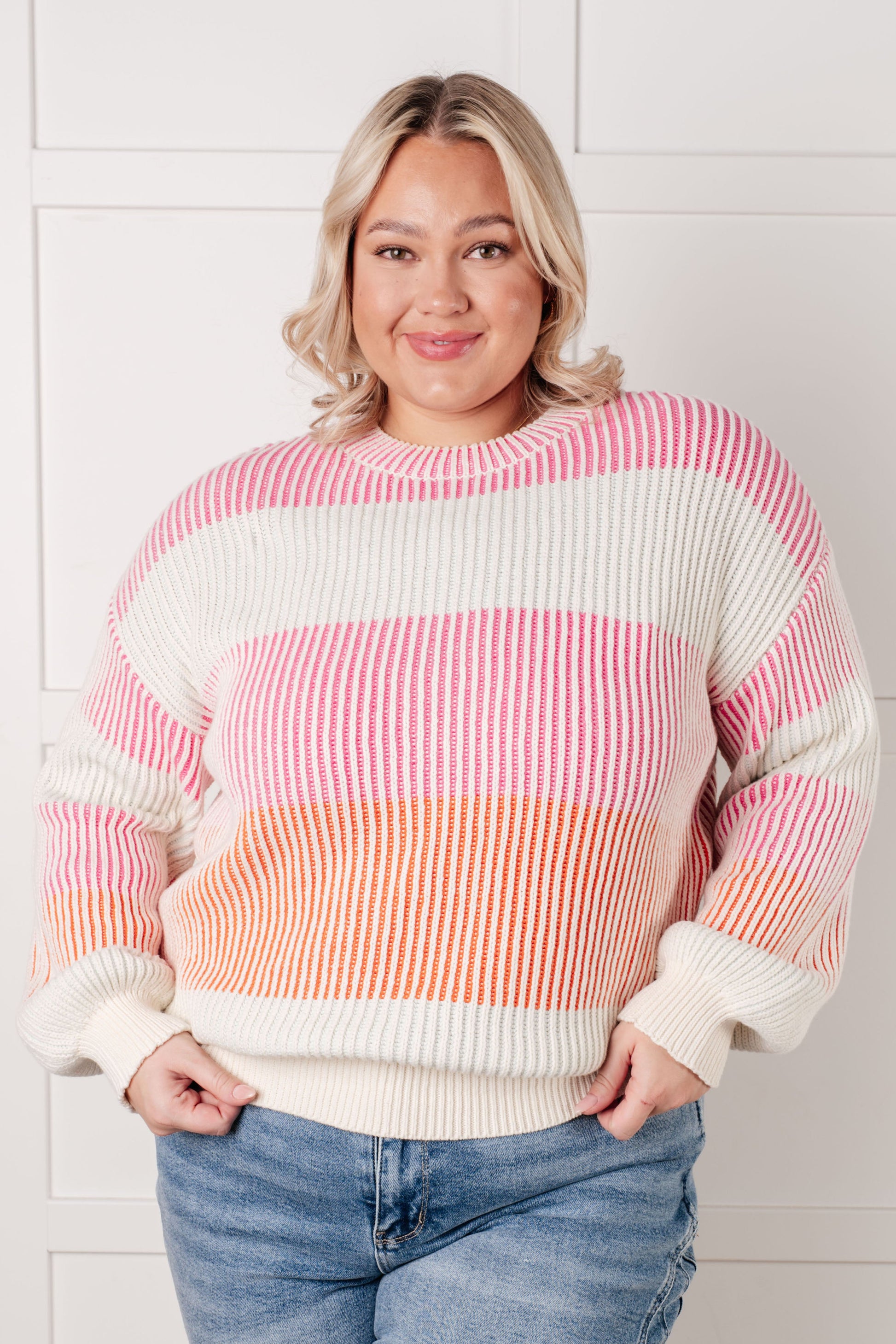 Matchmaker Striped Ribbed Top - Southern Divas Boutique